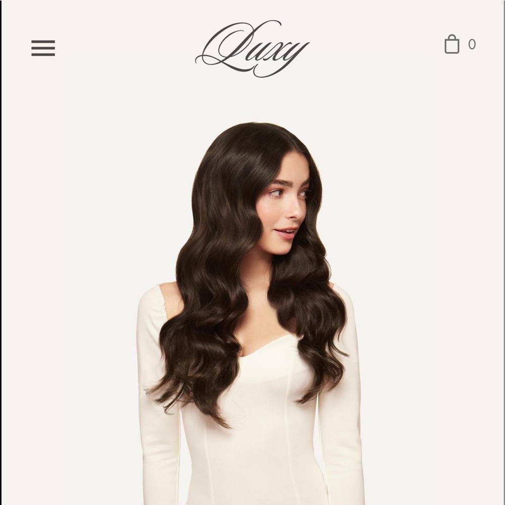Luxy hair extensions REAL HUMAN HAIR